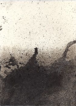 mixed media & salt on paper (A6)